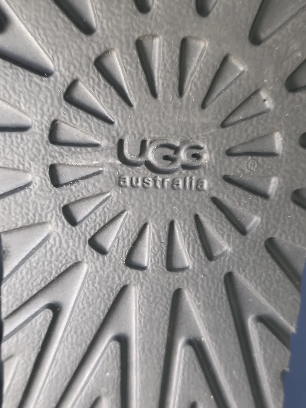 UGG Australia Classic Tall Black Sheepskin Boots Size 9